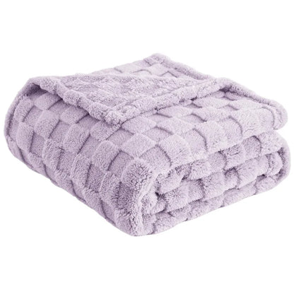 DecorBites™ Cozy Fluffy Blanket for Sofa, Chair & Outdoor - Soft & Warm Blanket