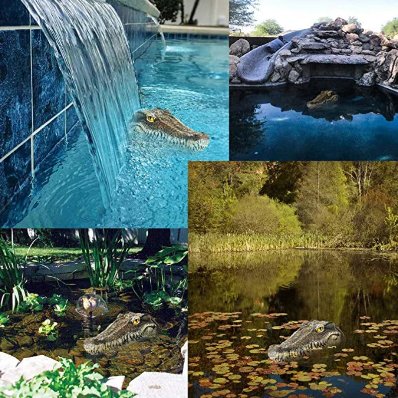 DecorBites™ Garden Water Floating Animal Statue Crafts for Outdoor Decor and Pond Decoration