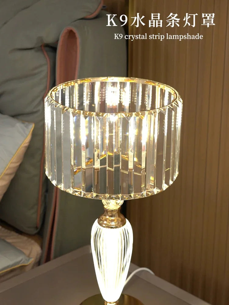 DecorBites™ Crystal Desk Lamp: Modern High-End Decorative Bedside Light