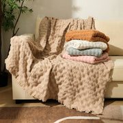 Waffle Knit Blanket Throw