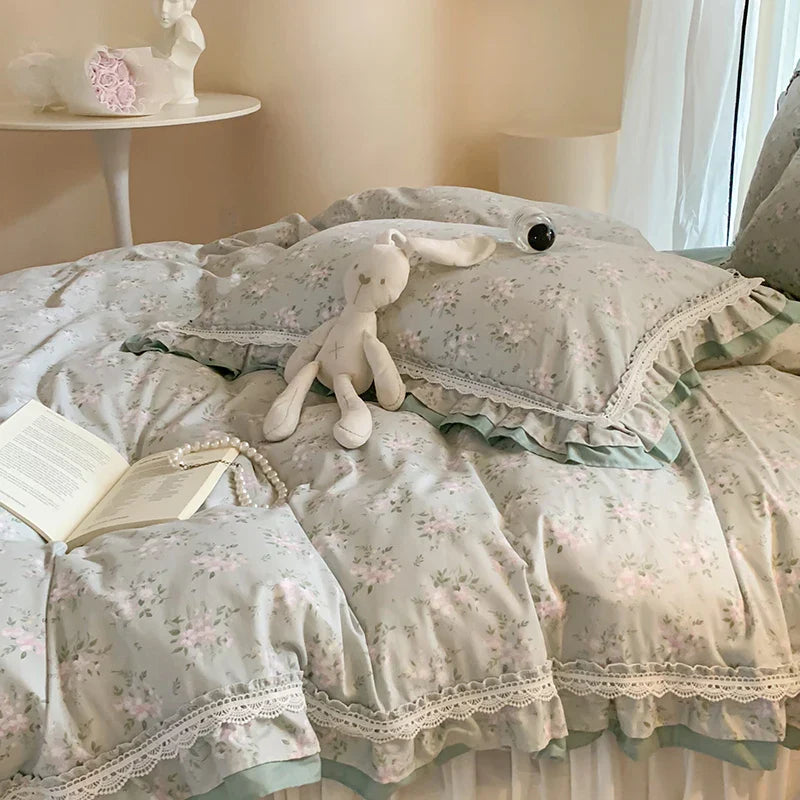 Cotton Floral Duvet Set