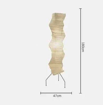Rice Paper Modern Floor Lamp