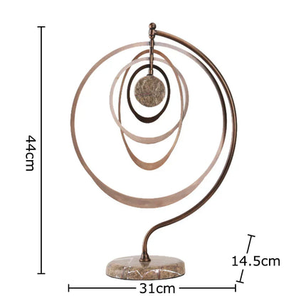 DecorBites™ Geometry Sculpture Marble Base Desk Decoration Aesthetics Decor Home Room