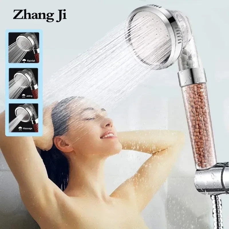 Chrome Spa Anion Shower Head