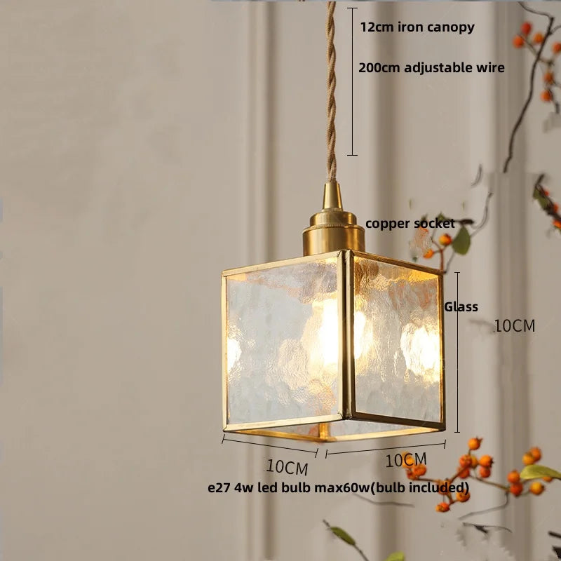 DecorBites™ Crown Diamond Glass Pendant Lamp, LED Modern Hanging Light