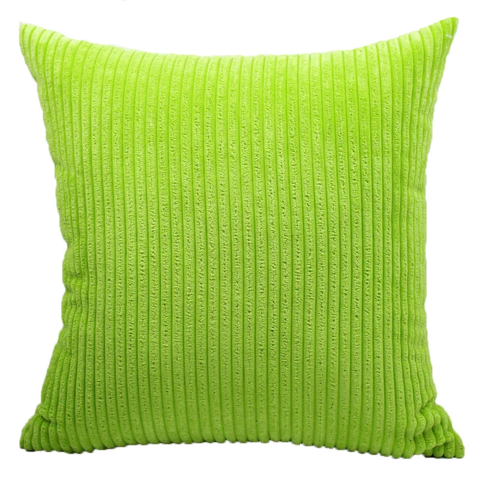 DecorBites™ Corduroy Pillow Cover: Striped Cushion for Sofa Bed - Nordic Home Decor