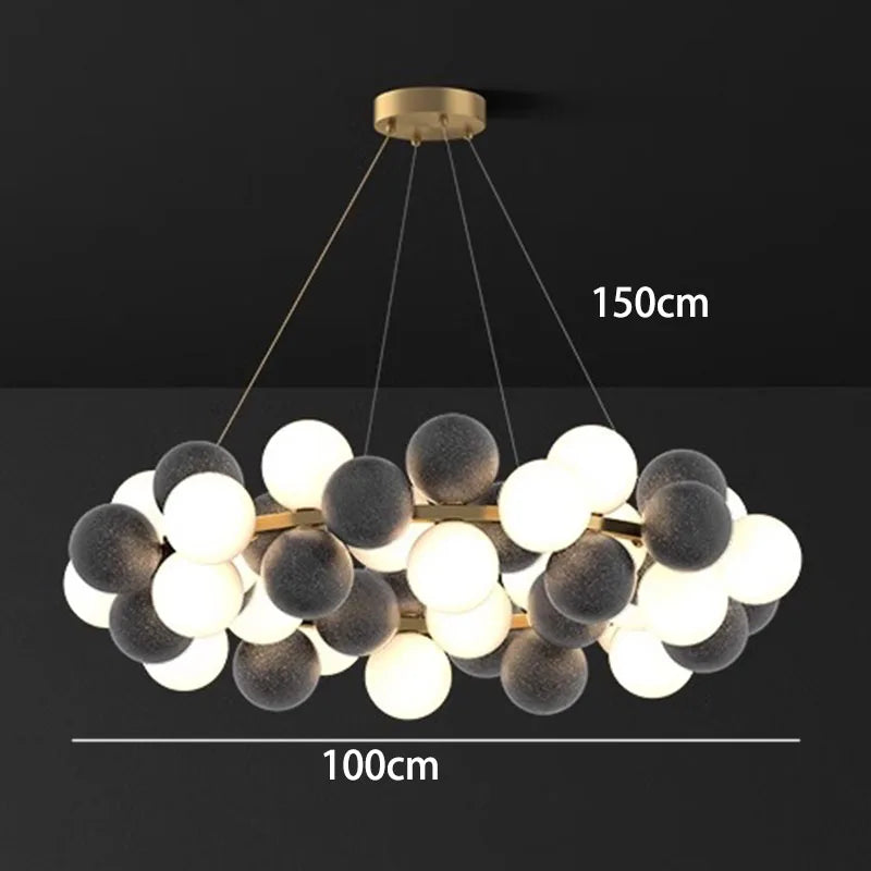 Chrome Linear LED Chandelier