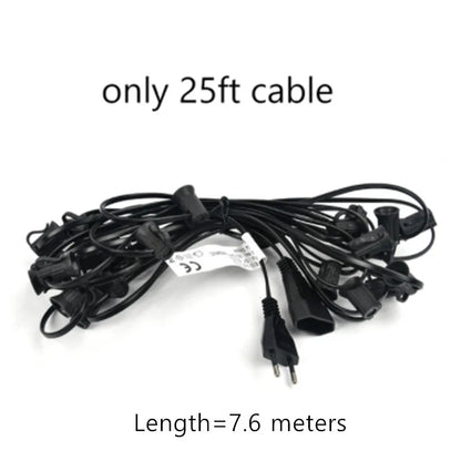 DecorBites™ G40 LED String Lights for Outdoor Festive Decor and Garden Lighting