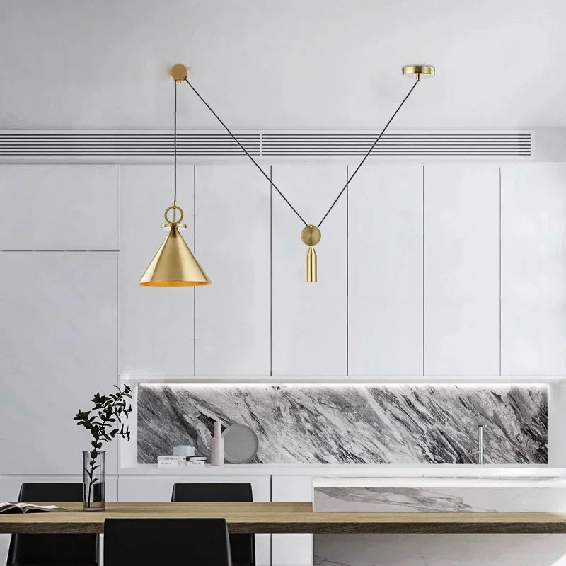 DecorBites™ Adjustable Linear Pendant Lights for Home, Bar & Restaurant Decor