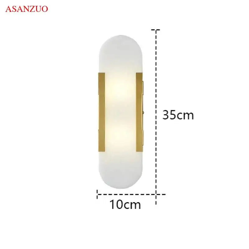 Stone Jade Wall Sconce