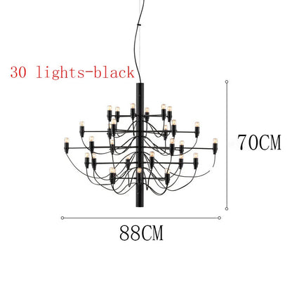 DecorBites™ LED Candle Chandelier: Elegant Italian Design Pendant Light for Home Decor