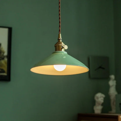 Green Ceramic Pendant Light