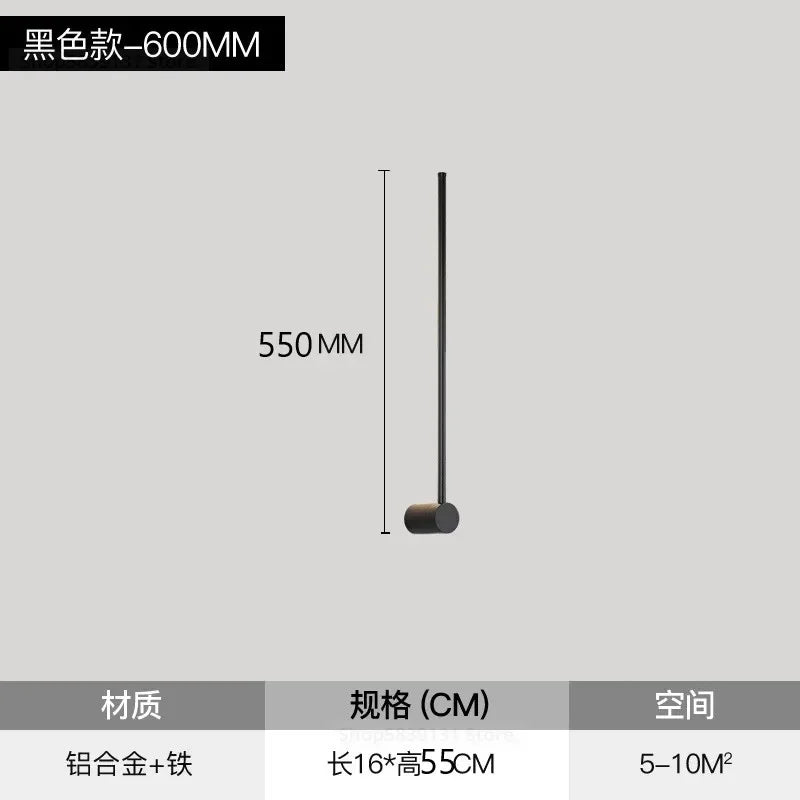 DecorBites™ LED Wall Lamps: Nordic Modern Design for Living Room and Bedroom