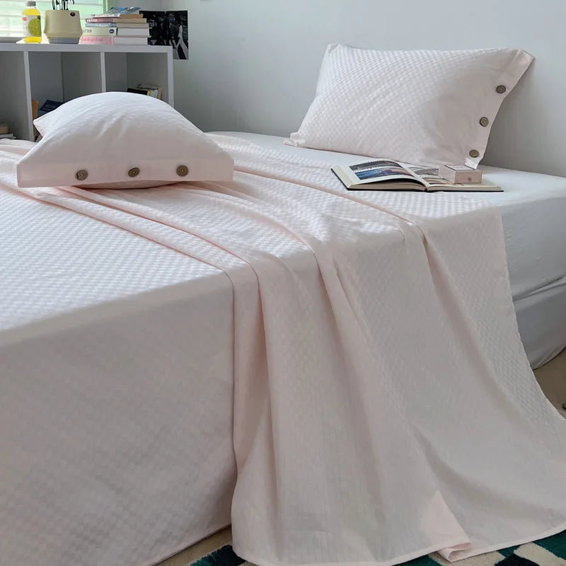 Cotton Satin Bed Sheet Set