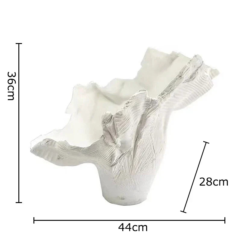 DecorBites™ Irregular Shape Vase: Abstract Desk Decoration for Aesthetic Room Decor