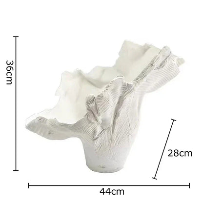 DecorBites™ Irregular Shape Vase: Abstract Desk Decoration for Aesthetic Room Decor