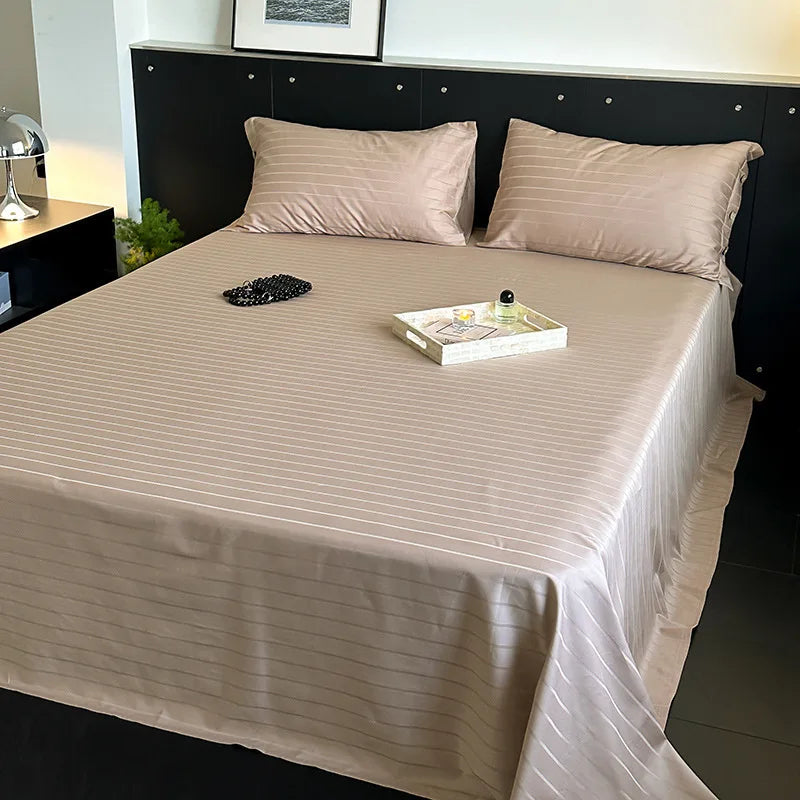 Cotton Satin Bed Sheet Set