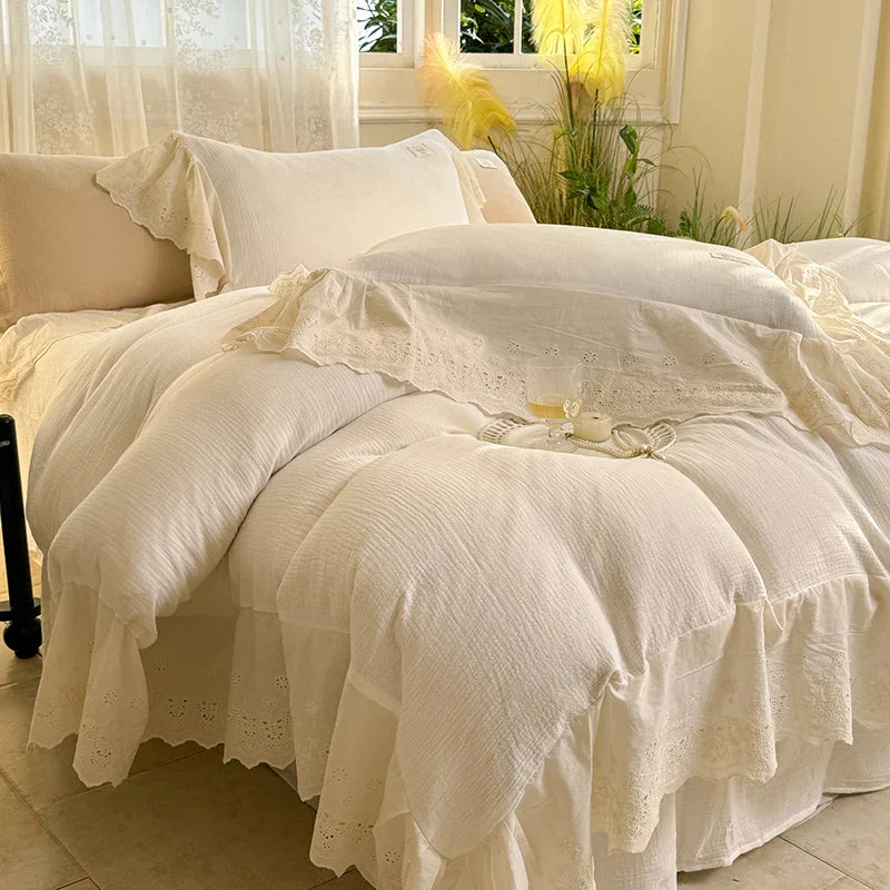 Cotton Wedding Bedding Set