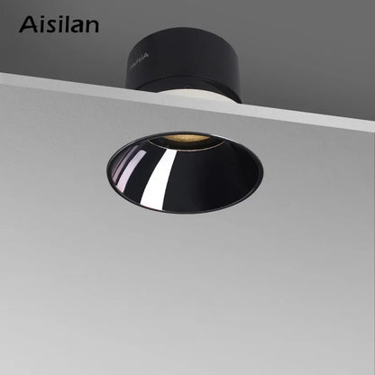 DecorBites™ Frameless LED Downlight 7W for Living Room Bedroom, Anti-glare Spot Light