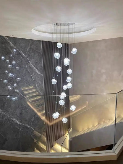 DecorBites™ Cube Chandelier Pendant Lights for Restaurant Loft Stairwell Bedroom Art Décor