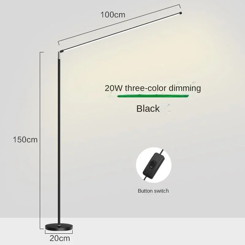 Aluminum Minimalist Floor Lamp