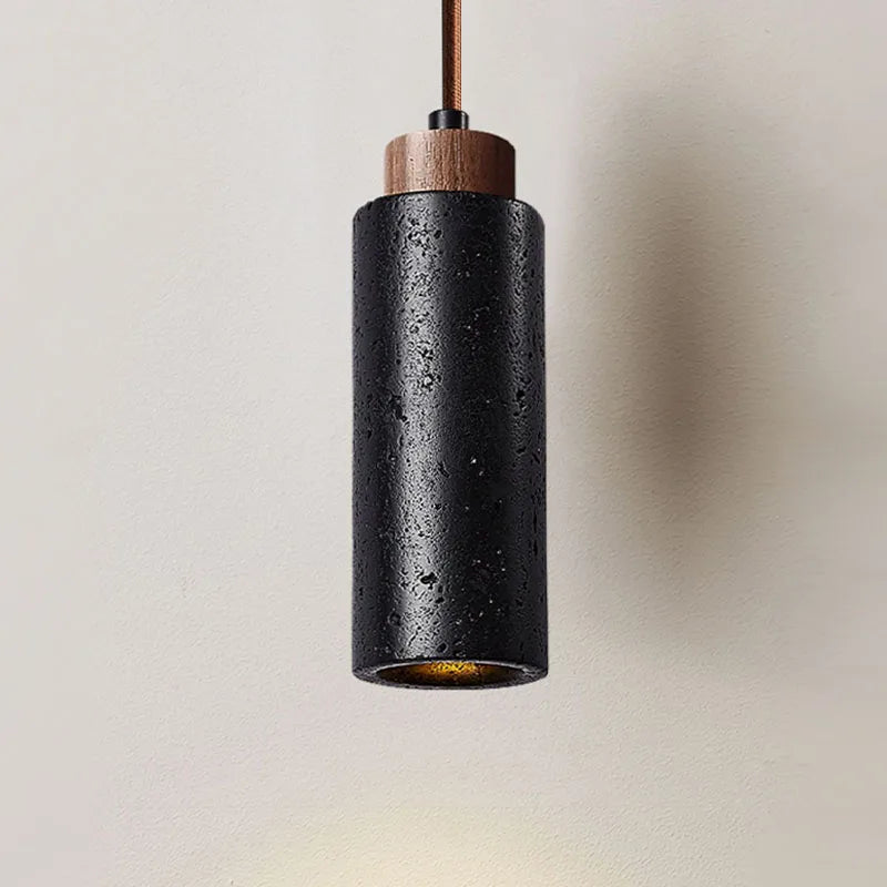 Black Stone Pendant Light
