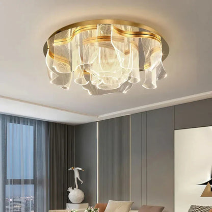 DecorBites™ Acrylic LED Ceiling Chandeliers for Luxury Bedroom, Dining Room, Kitchen, Living Room