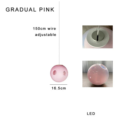 Glass Sputnik Pendant Light