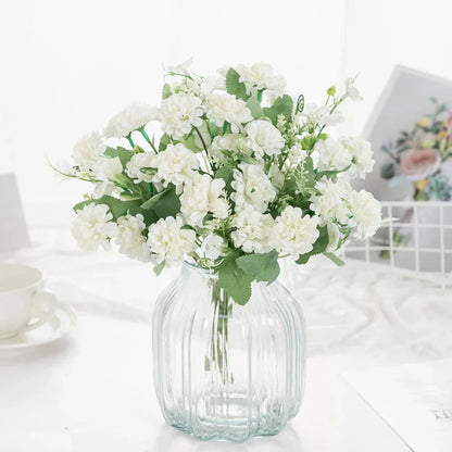 DecorBites™ Hydrangea Bouquet Artificial Flowers Home Decor Wedding Floral Arrangement Bouquet