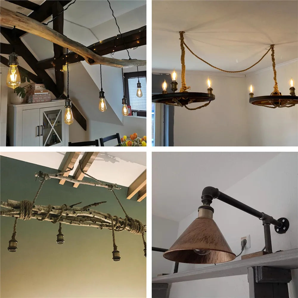 Metal Vintage Lamp Holder
