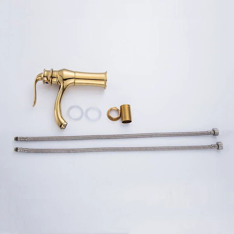 Gold Modern Basin Faucet