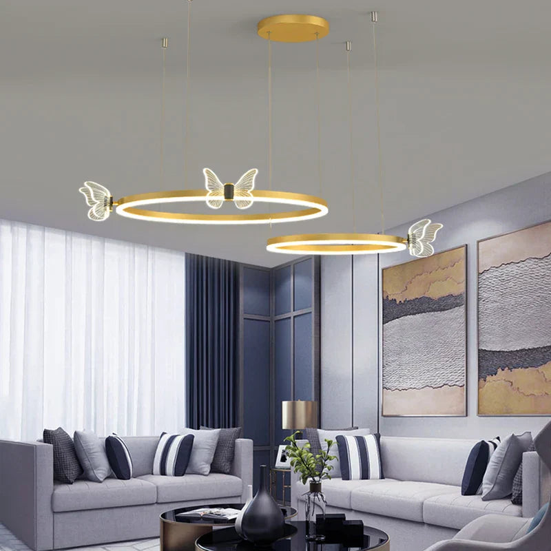 Modern Butterfly Pendant Light