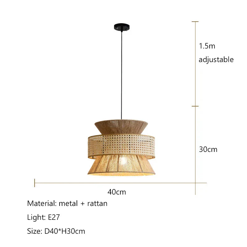 Hemp Vintage Wabi Sabi Light