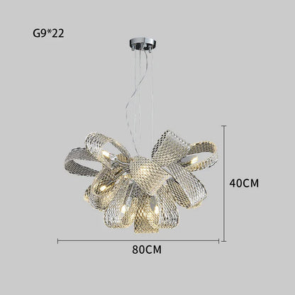 DecorBites™ Glass Pinecone LED Chandelier: Modern Art Deco Pendant Lighting