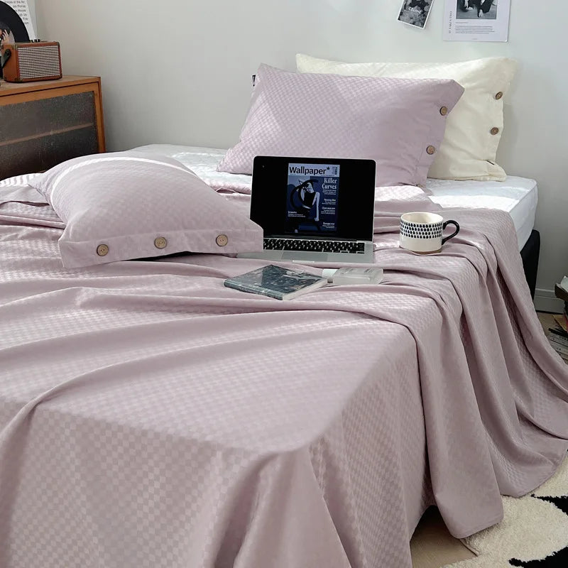 Cotton Satin Bed Sheet Set