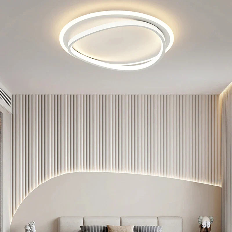 DecorBites™ Geometric Square LED Ceiling Light with Remote Control for Study Living Room Bedroom