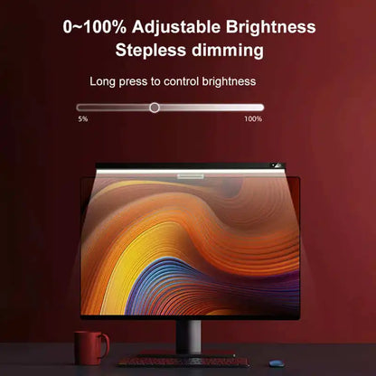 DecorBites™ 3-in-1 Monitor Light Bar: USB Aluminium Screen Lamp with Eye-Care Technology.