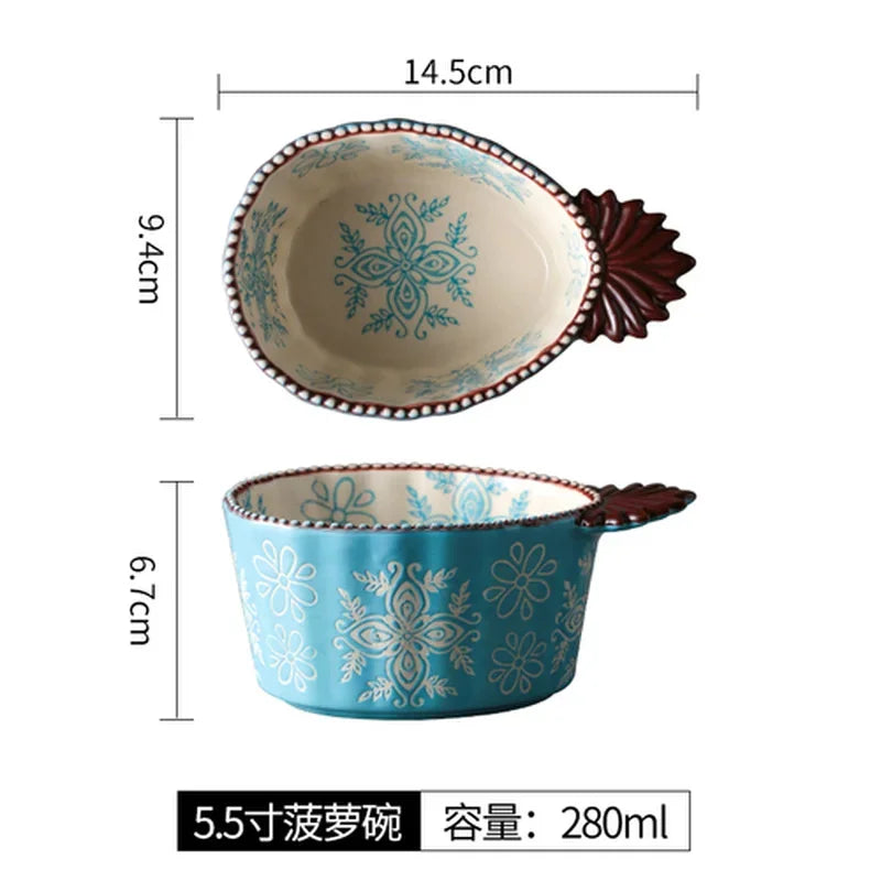 Hand-Painted Ceramic Dishes