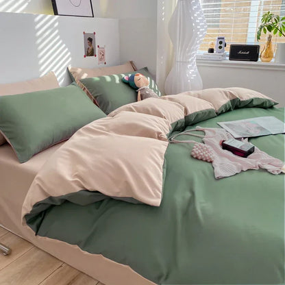 DecorBites™ Comfort King Size Bedding Set: Soft Duvet Cover & Pillowcases, Affordable & Durable