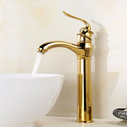 Gold Modern Basin Faucet