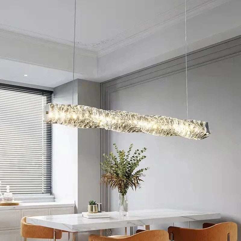DecorBites™ Elegant Crystal Pendant Chandelier for Modern Dining Rooms
