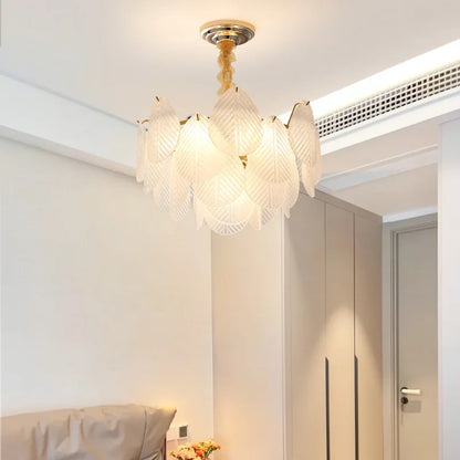 DecorBites™ French Luxury Cream Crystal Living Room Light Modern Simple Net Red