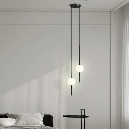 DecorBites™ Glass Ball Pendant Lights for Dining Room Bedroom Decor Lighting
