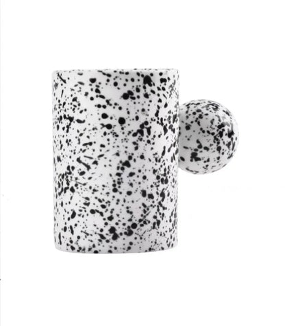 DecorBites™ Cotton Candy Ceramic Cup & Saucer Set for Coffee, Tea, Milk, Juice