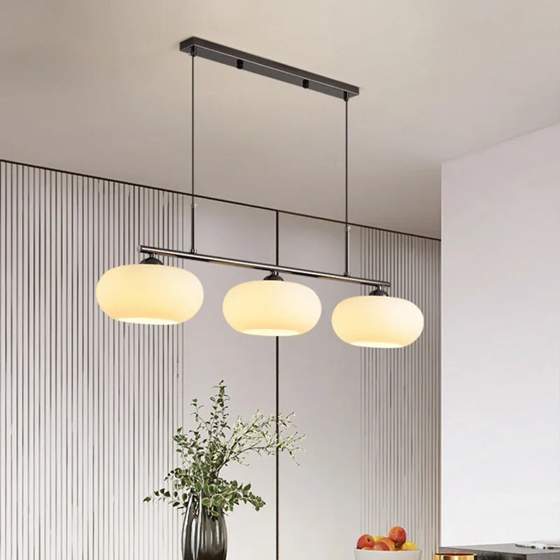 DecorBites™ Glass Chandelier: Luxury Modern Interior Decor Lighting for Living Room, Bedroom, Restaurant