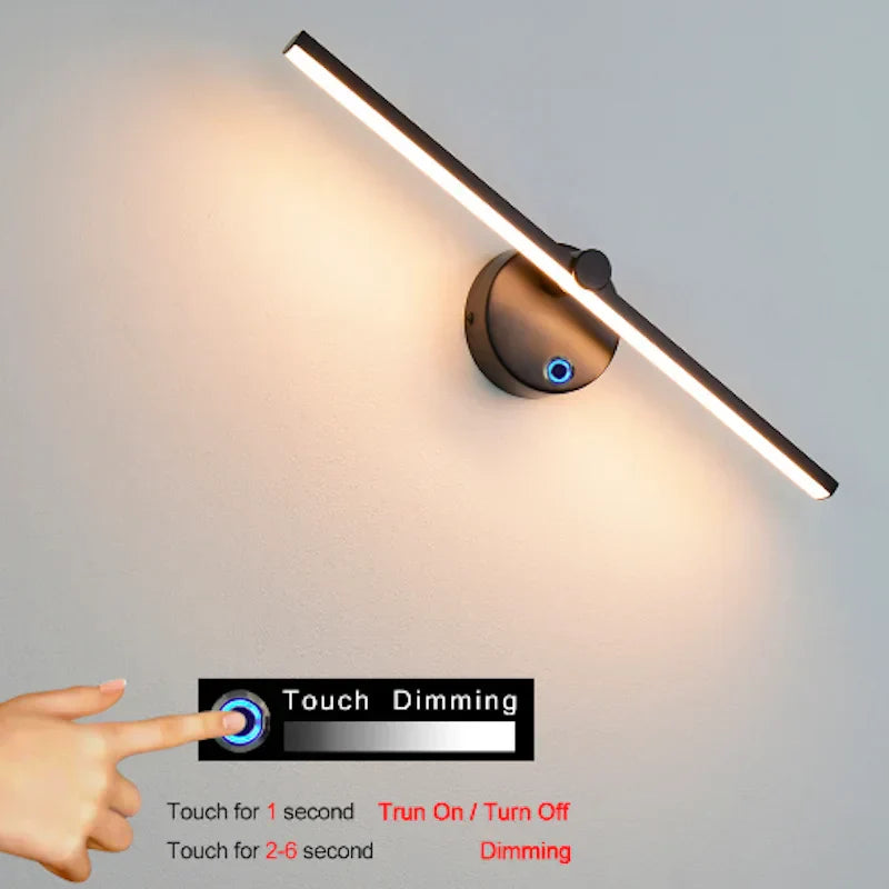 Gold Linear LED Sconce