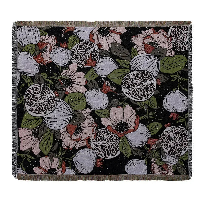 DecorBites™ Geo Tassel Picnic Mat & Sofa Cover