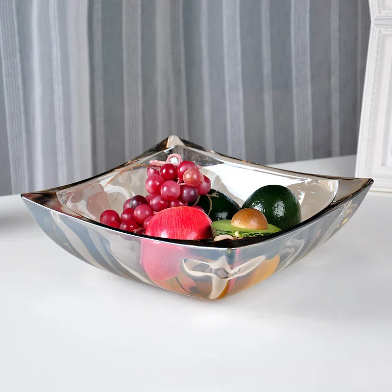 Crystal Glass Fruit Plate