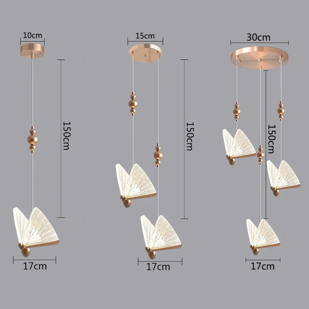 DecorBites™ LED Butterfly Hanging Lamp for Home Decor Lighting fixtures