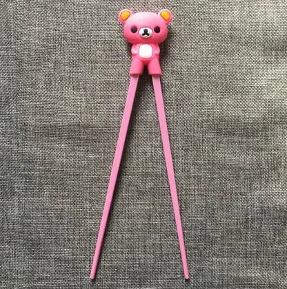 DecorBites™ Kids' Bear Panda Cat Learning Chopsticks Set: Fun Training Gift for Children